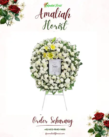 Krans Bunga Duka Pangkalan Susu