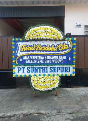 Papan Bunga Duka di Pangkalan Susu