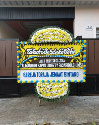 Papan Bunga Duka di Pangkalan Susu