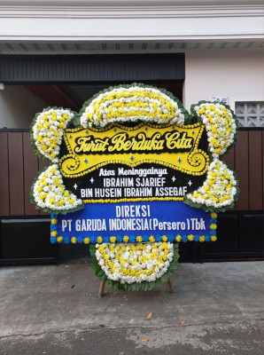 Papan Bunga Duka di Pangkalan Susu