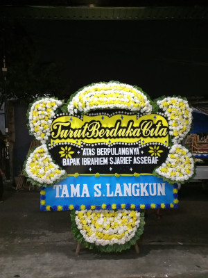 Papan Bunga Duka di Pangkalan Susu