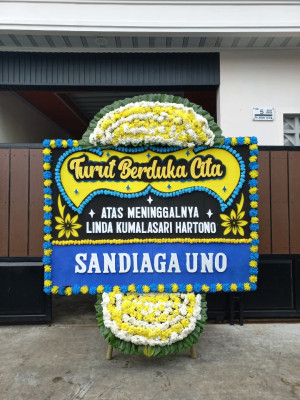 Papan Bunga Duka di Pangkalan Susu